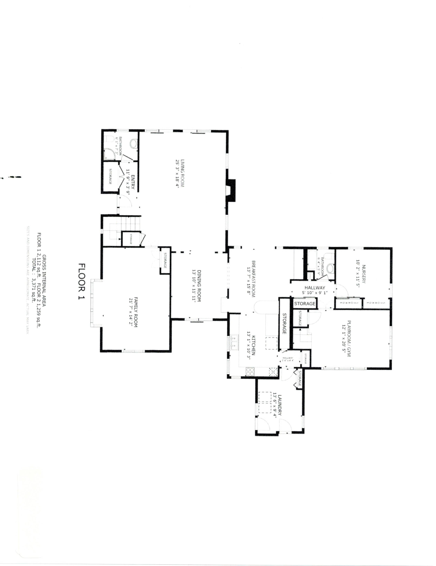 Floor Plan Floor 1